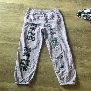 Broken Promises sweats purple